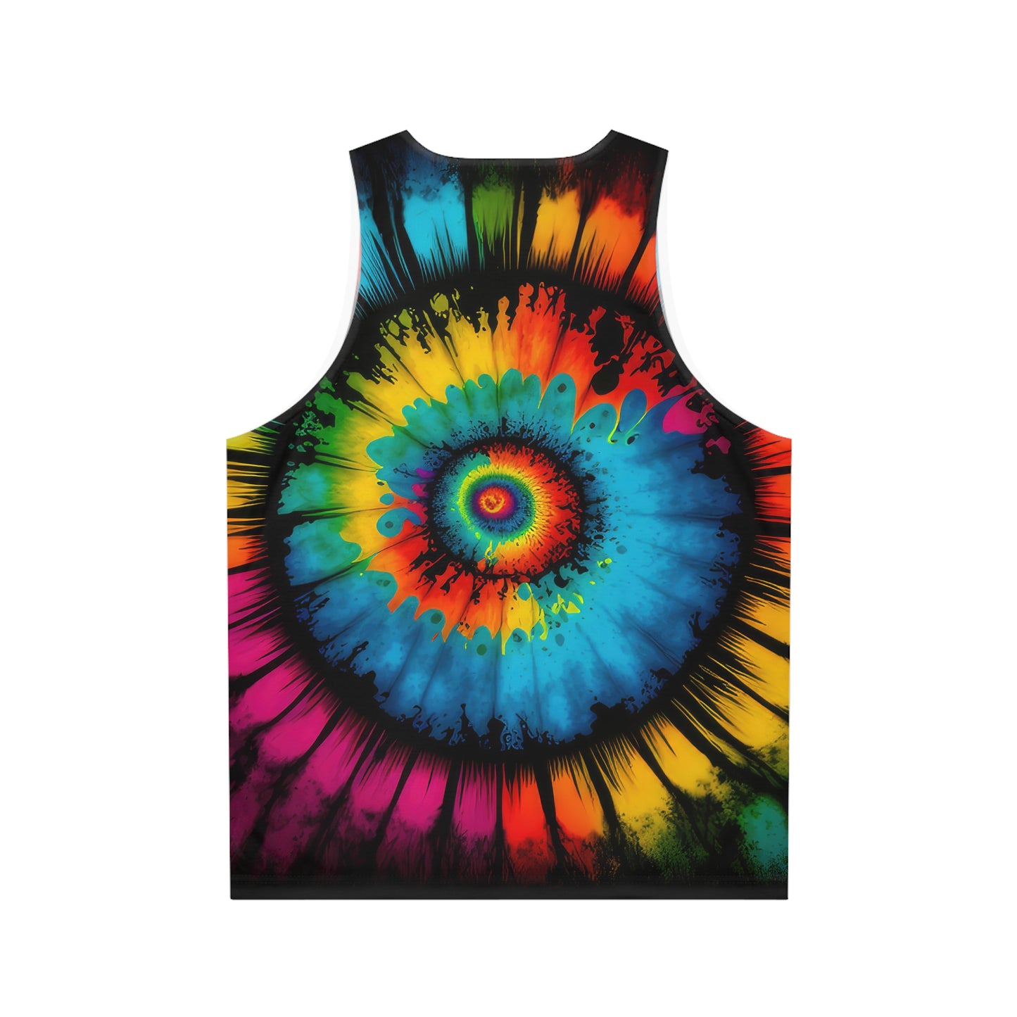 Bold And Beautiful Tie Dye Style Four Unisex Tank Top (AOP)