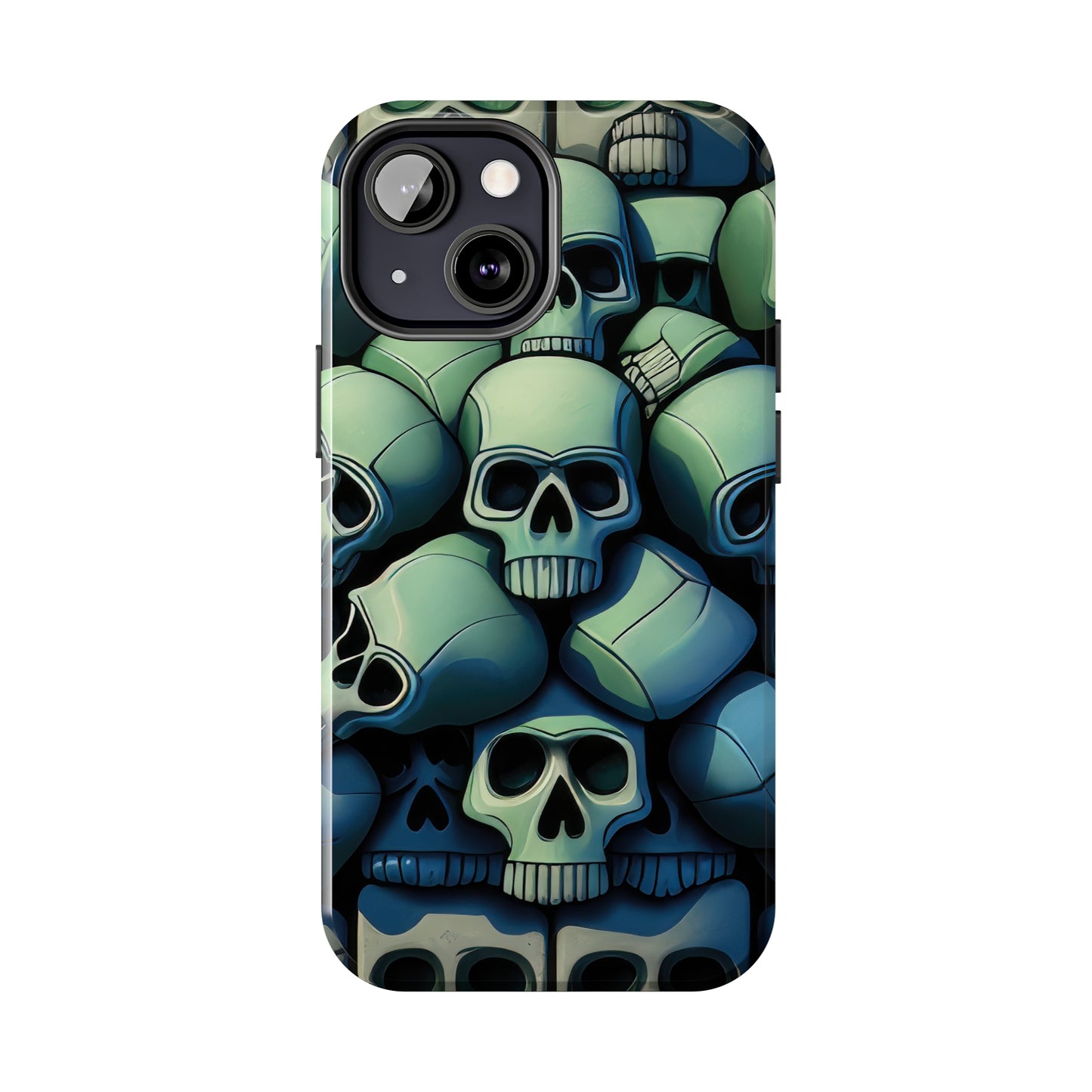 Metallic Chrome Skulls and classic Designed 10 Tough Phone Cases