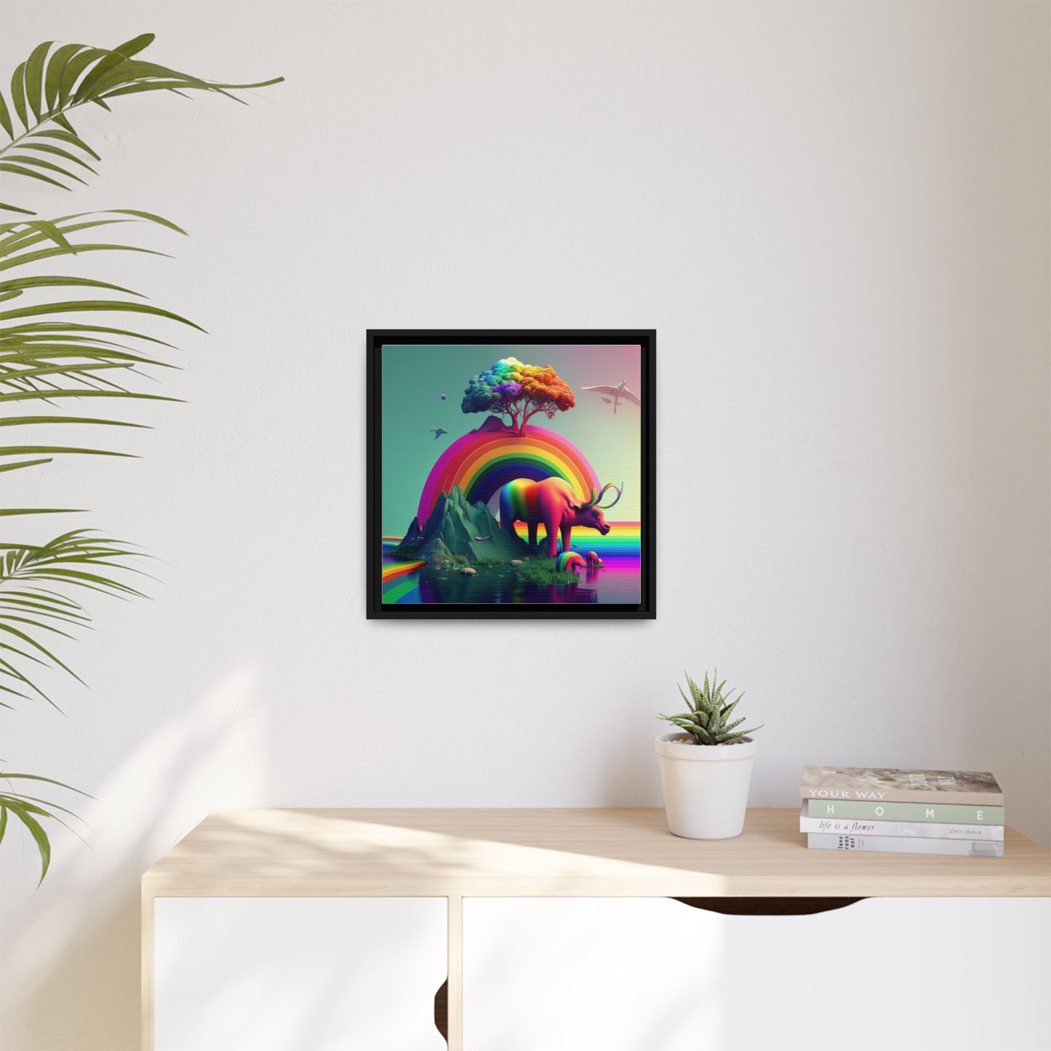 Sanctuary of Color, Art Print — Colorful Modern Wall Canvas