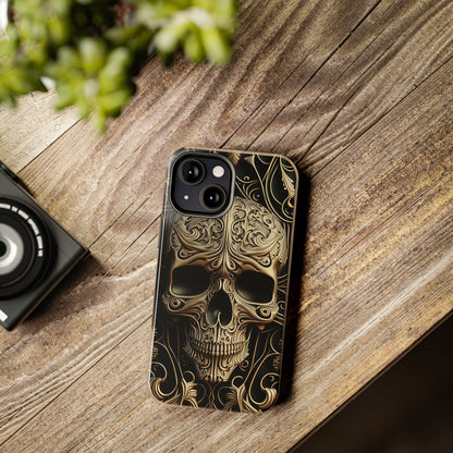 Metallic Chrome Skulls and Classic Designed 8 Tough Phone Cases