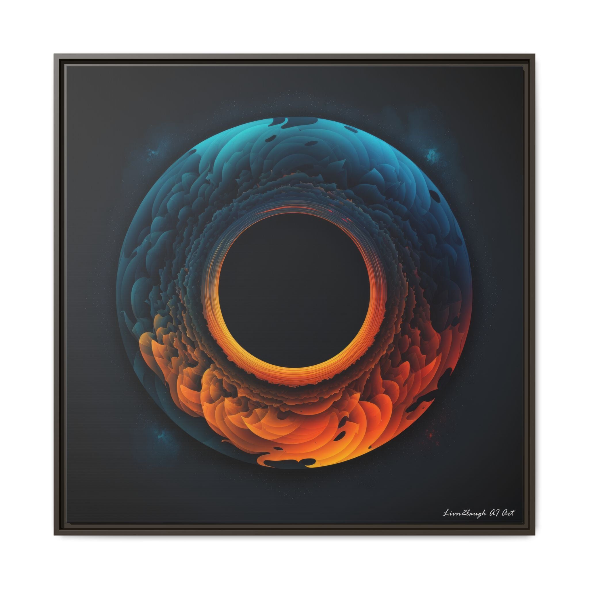 Molten Silence, Art Print — Colorful Modern Wall Canvas
