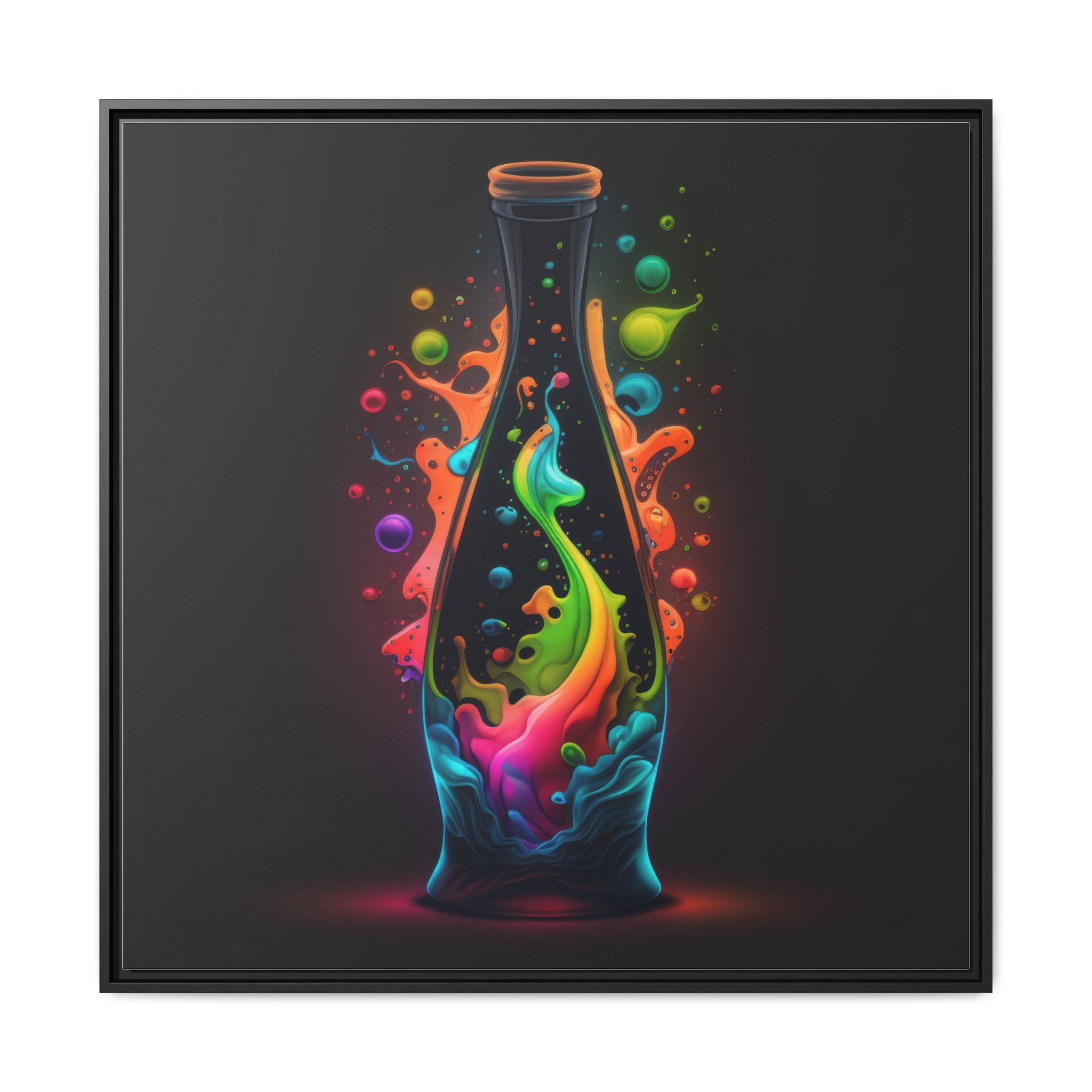 Chromatic Ascent, Art Print — Colorful Modern Wall Canvas