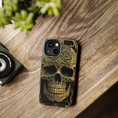 Metallic Chrome Skulls and classic Designed 4 Tough Phone Cases