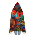 Bold And Beautiful Flowers Style Two Snuggle Blanket