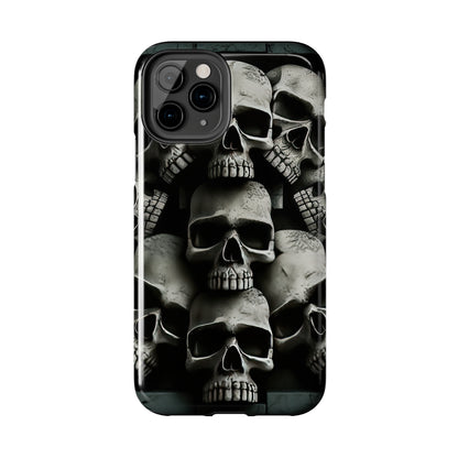 Metallic Chrome Skulls and classic Designed 11 Tough Phone Cases