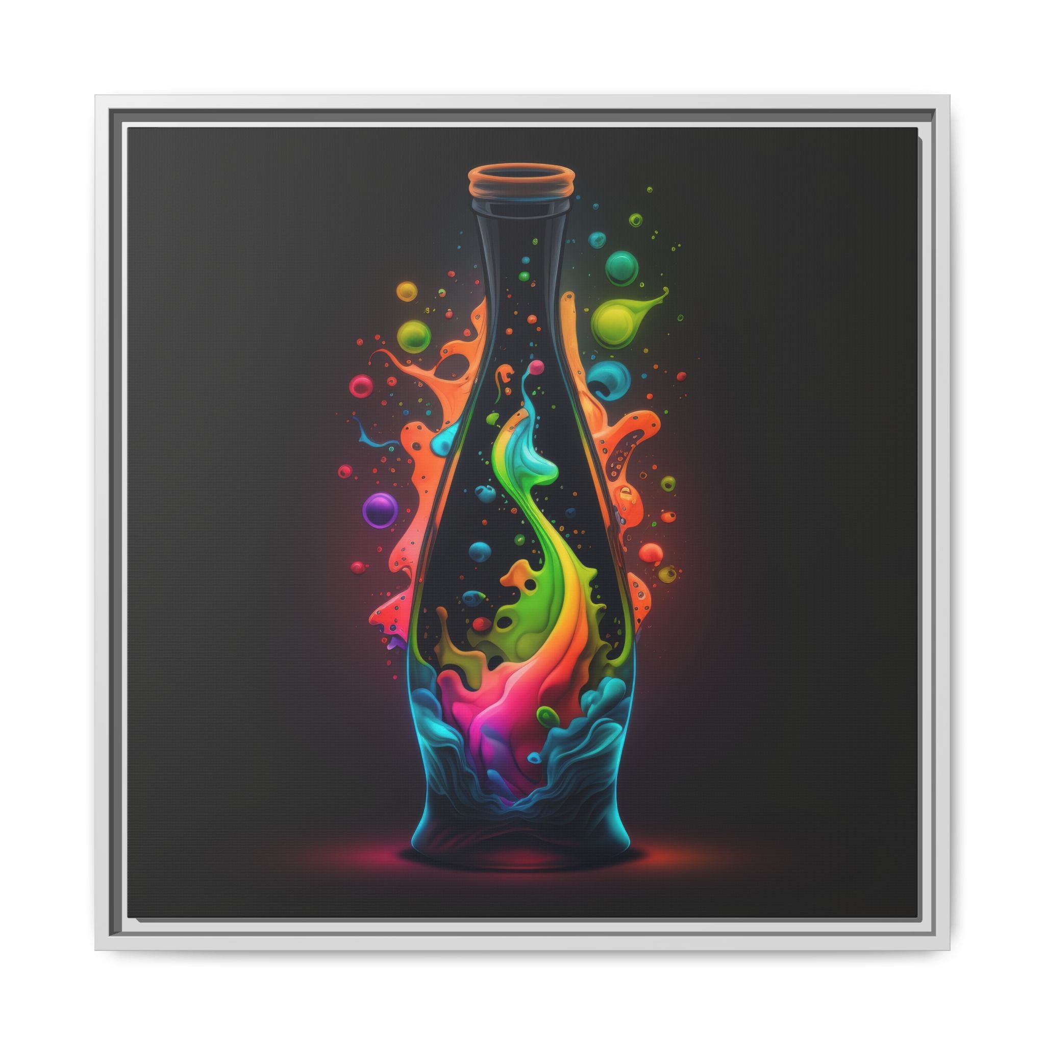 Chromatic Ascent, Art Print — Colorful Modern Wall Canvas