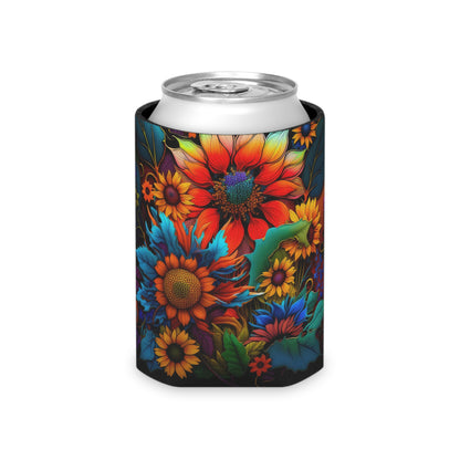 Bold And Beautiful Flowers Style One Can Cooler