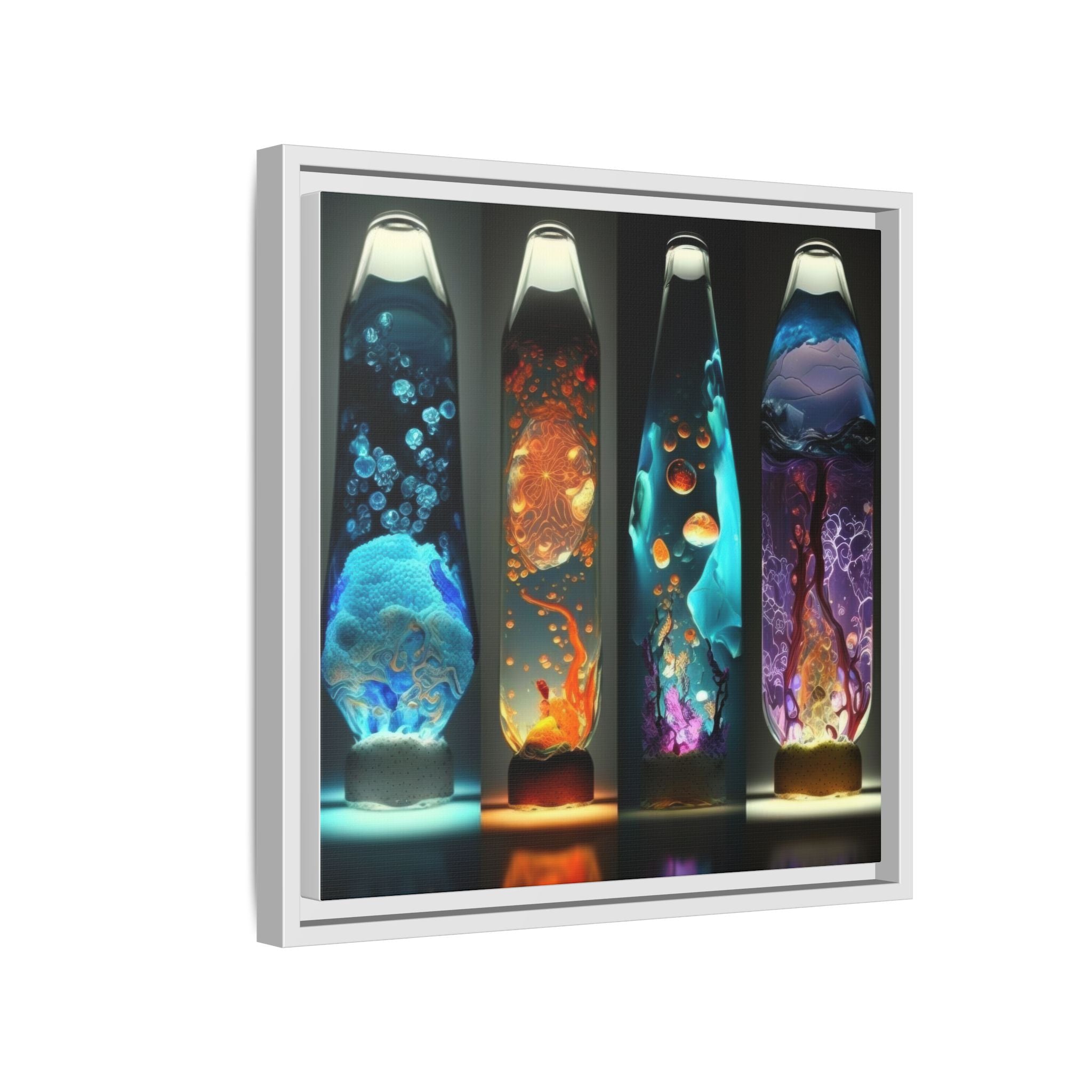 Elemental Currents, Art Print — Colorful Modern Wall Canvas