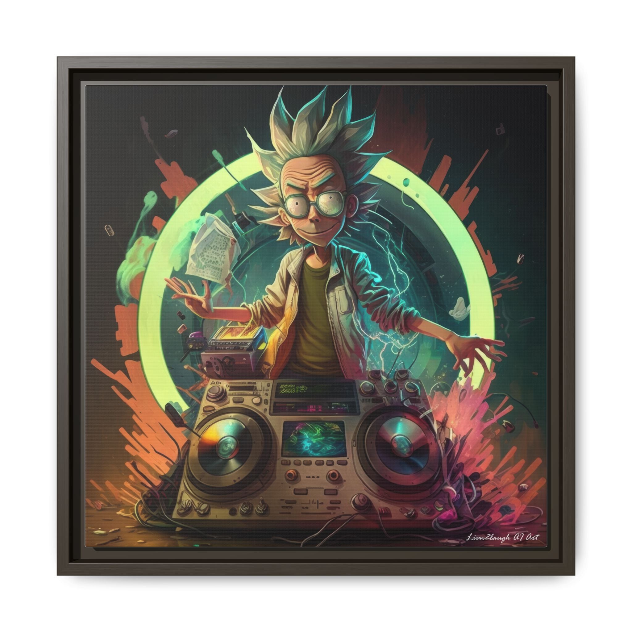 Frequency of Genius, Art Print — Colorful Modern Wall Canvas