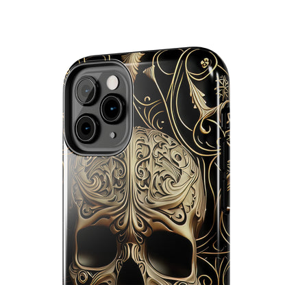 Metallic Chrome Skulls and Classic Designed 8 Tough Phone Cases