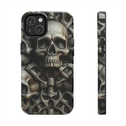 Metallic Chrome Skulls and classic Designed 19 Tough Phone Cases