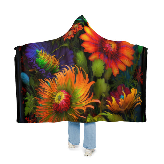 Bold And Beautiful Flowers Style one Snuggle Blanket