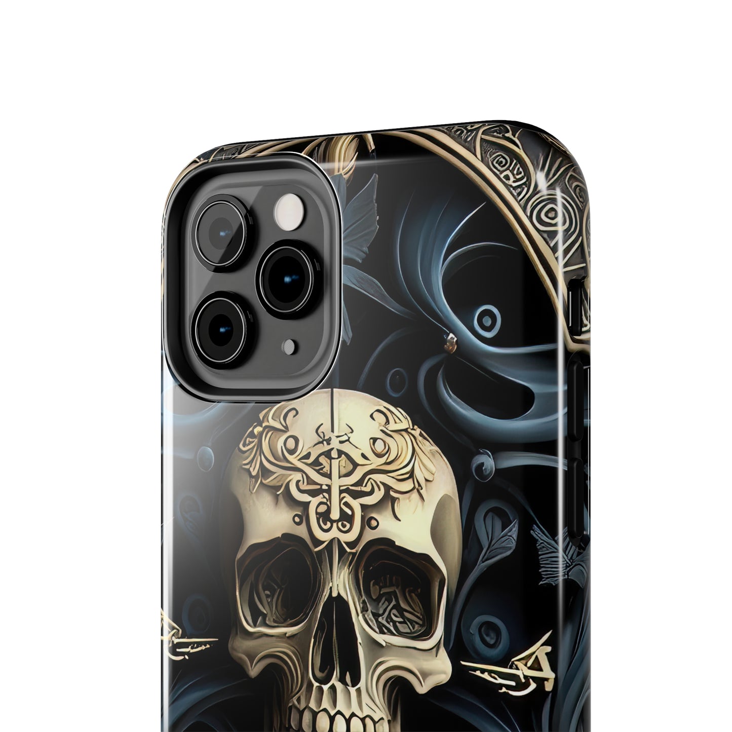 Metallic Chrome Skulls and classic Designed 6 Tough Phone Cases