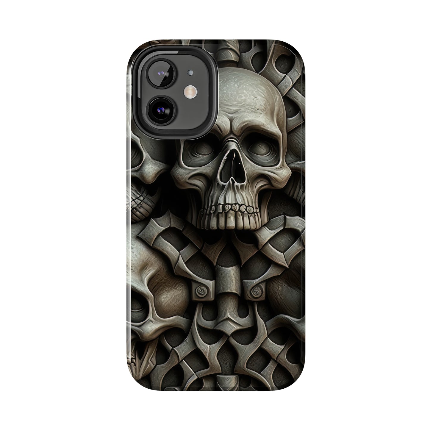 Metallic Chrome Skulls and classic Designed 19 Tough Phone Cases