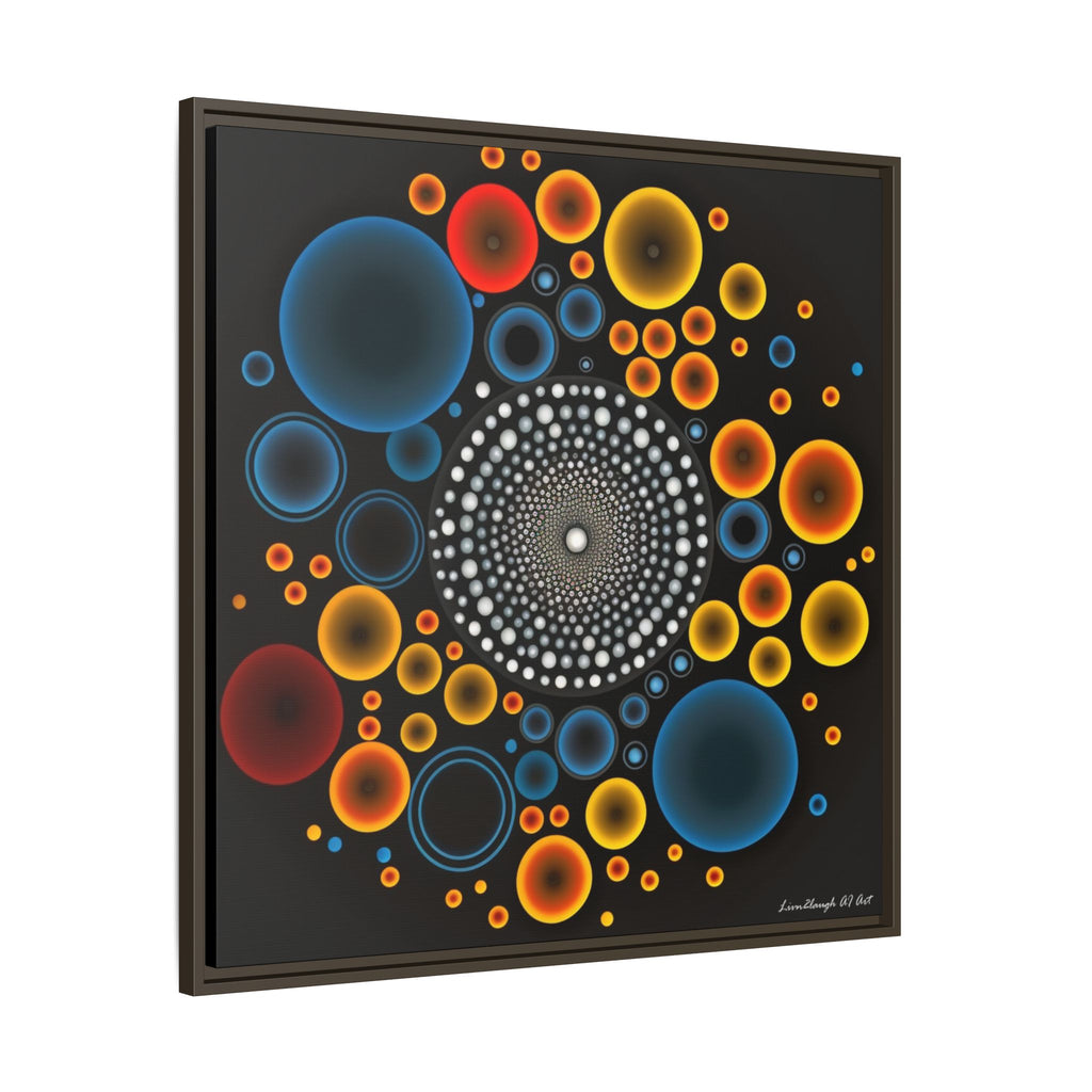 Harmonic Orbits, Matte Canvas, Framed (Multi-color)