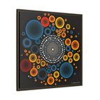 Harmonic Orbits, Matte Canvas, Framed (Multi-color)