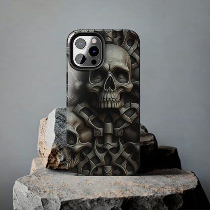 Metallic Chrome Skulls and classic Designed 19 Tough Phone Cases