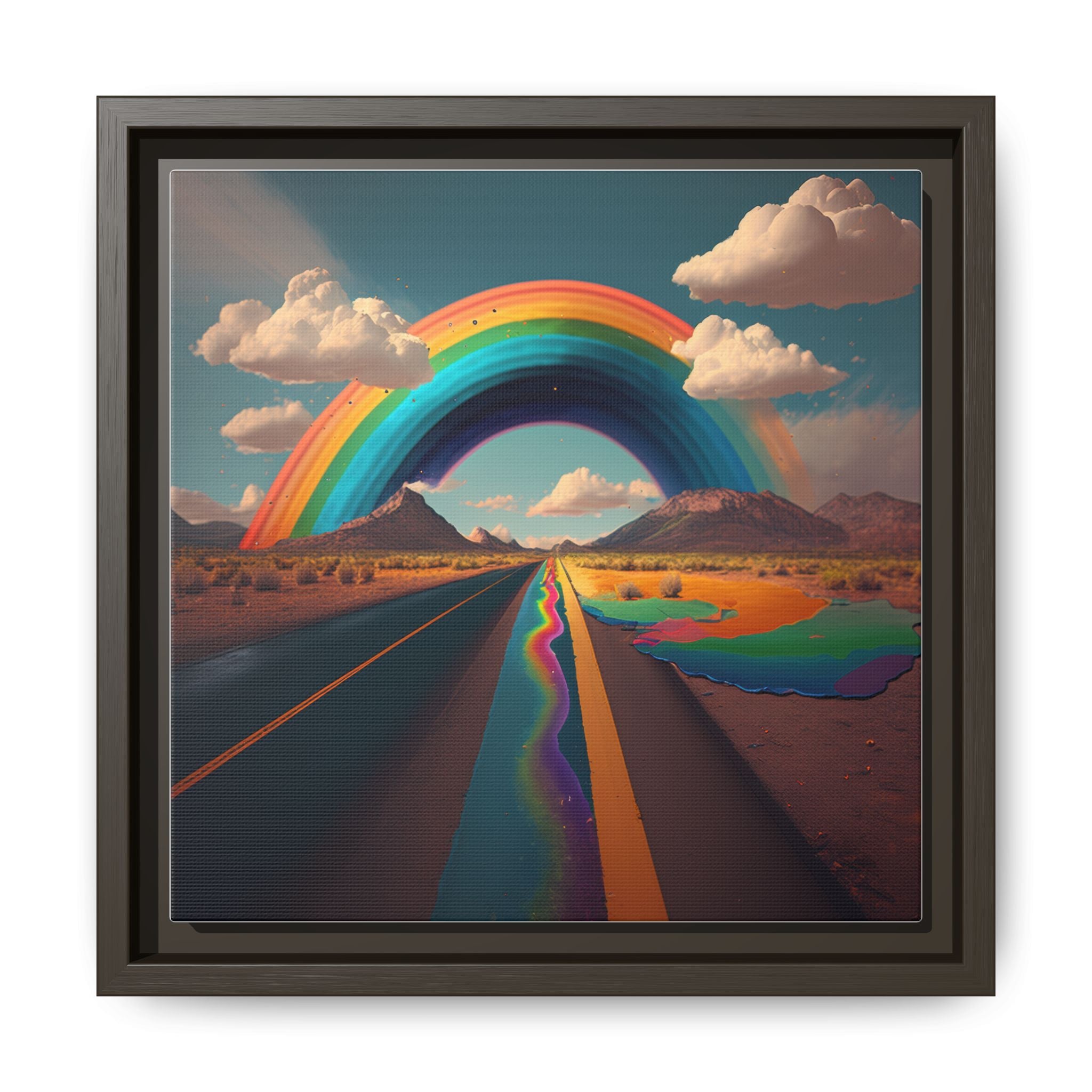 Road to Color, Art Print — Colorful Modern Wall Canvas