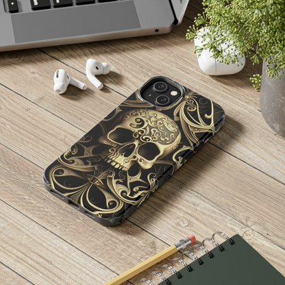 Metallic Chrome Skulls and classic Designed 7 Tough Phone Cases