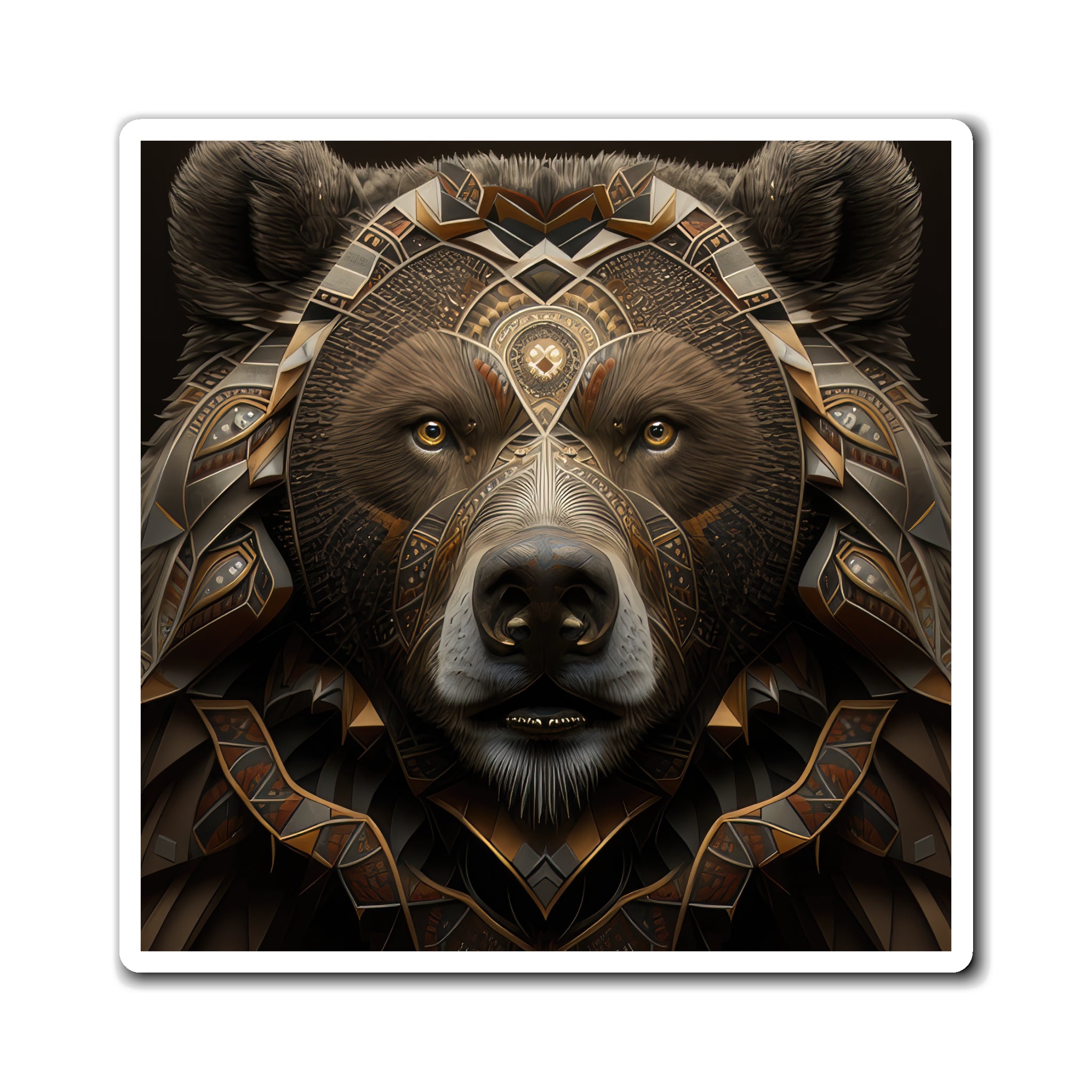 Magnificent Navajo Bear Style Nine Magnets
