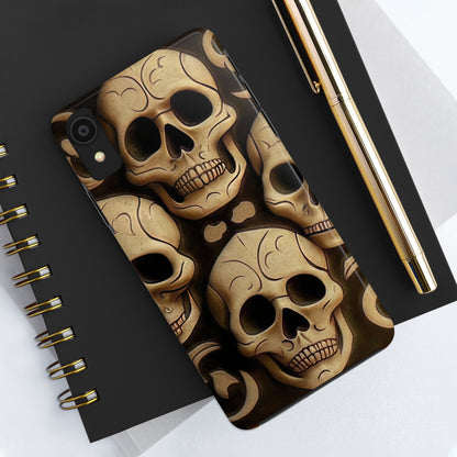 Metallic Chrome Skulls and classic Designed 19 Tough Phone Cases