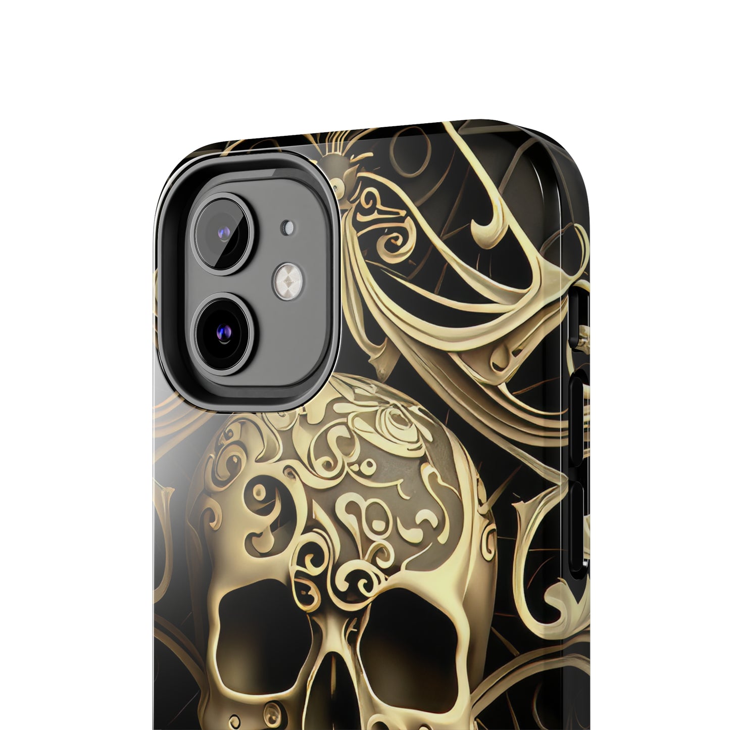 Metallic Chrome Skulls and classic Designed 7 Tough Phone Cases