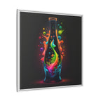 Chromatic Ascent, Art Print — Colorful Modern Wall Canvas