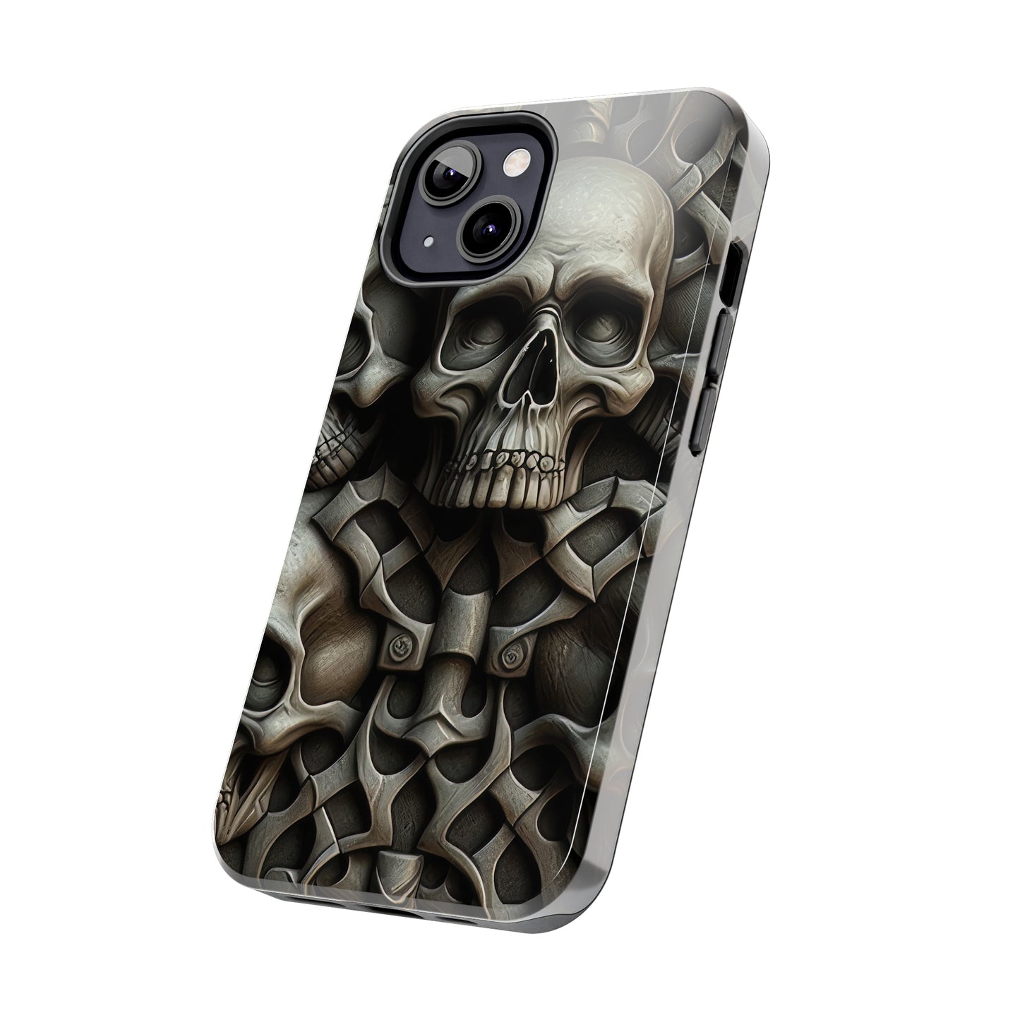 Metallic Chrome Skulls and classic Designed 19 Tough Phone Cases