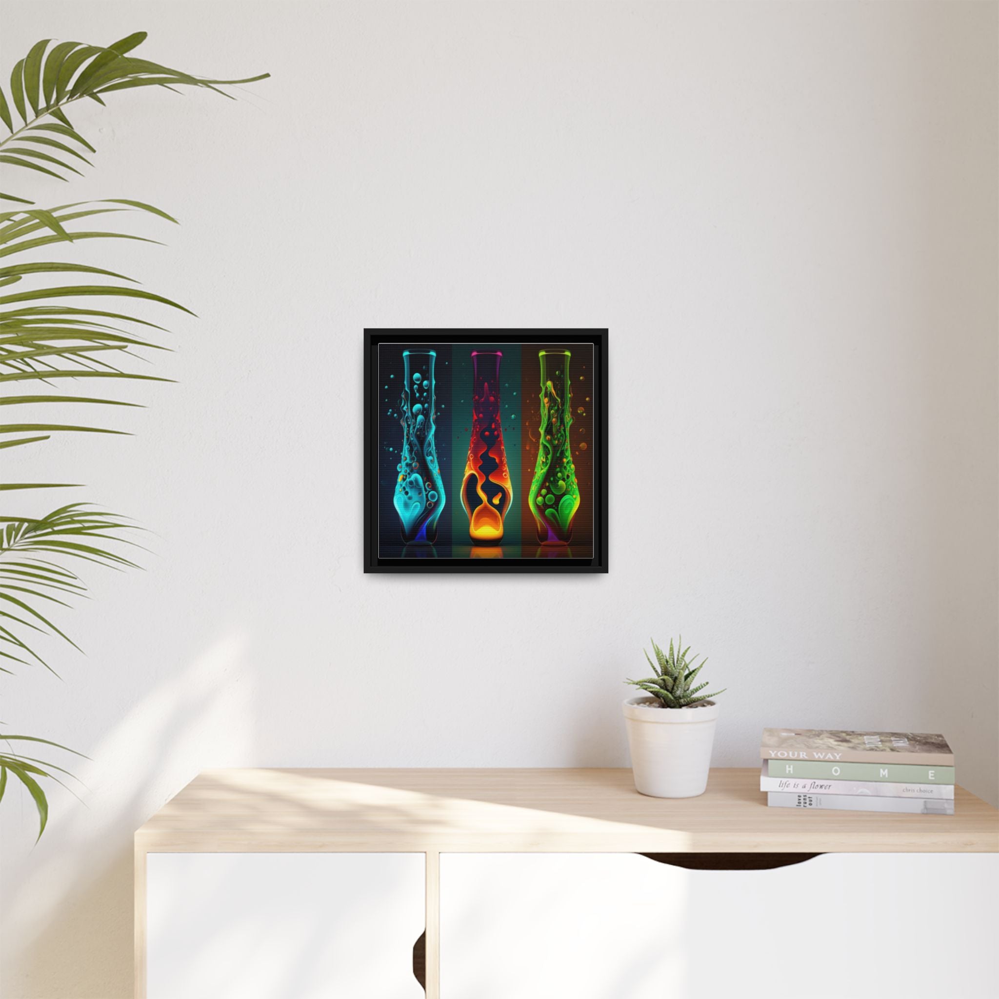 Three States of Flow, Art Print — Colorful Modern Wall Canvas
