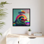 Sanctuary of Color, Art Print — Colorful Modern Wall Canvas