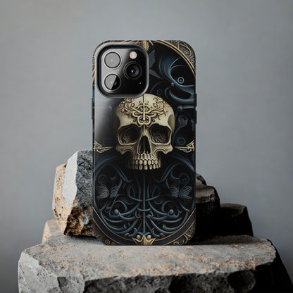 Metallic Chrome Skulls and classic Designed 6 Tough Phone Cases