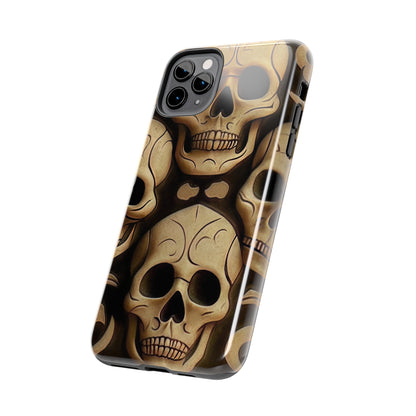 Metallic Chrome Skulls and classic Designed 19 Tough Phone Cases