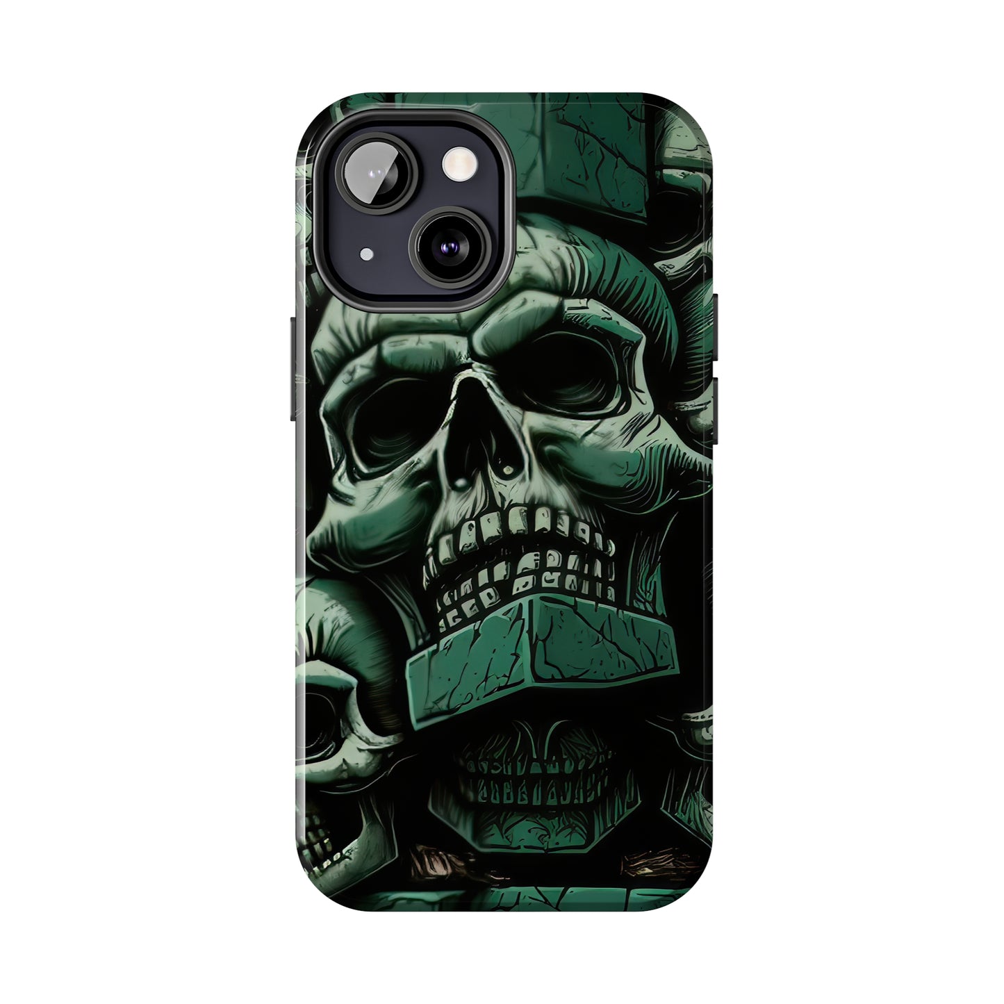 Metallic Chrome Skulls and classic Designed 15 Tough Phone Cases