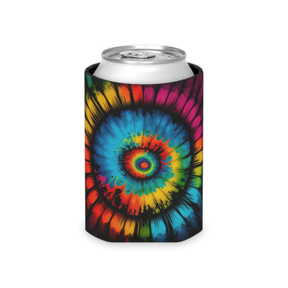 Bold And Beautiful Tie Dye Style Four Can Cooler