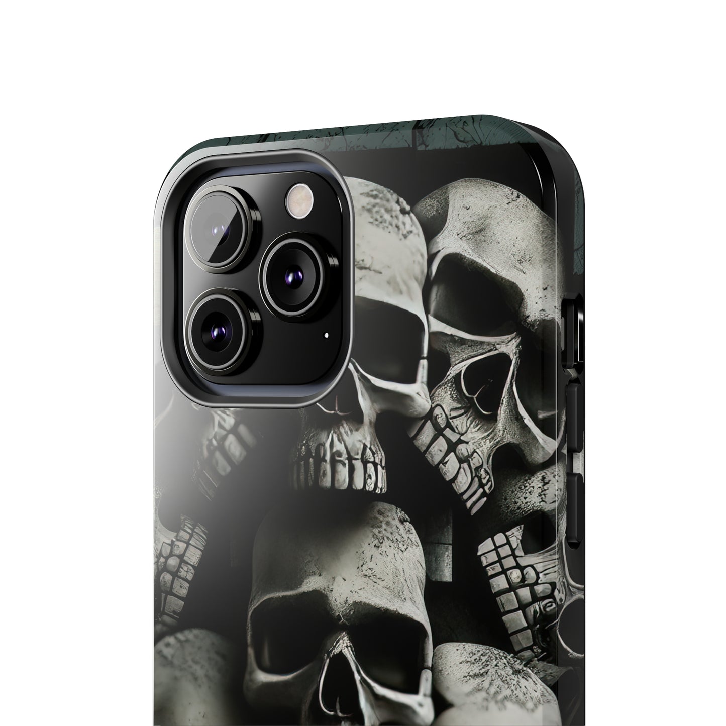 Metallic Chrome Skulls and classic Designed 11 Tough Phone Cases