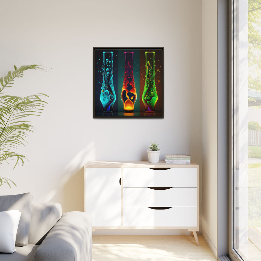 Three States of Flow, Art Print — Colorful Modern Wall Canvas