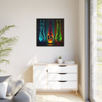 Three States of Flow, Art Print — Colorful Modern Wall Canvas