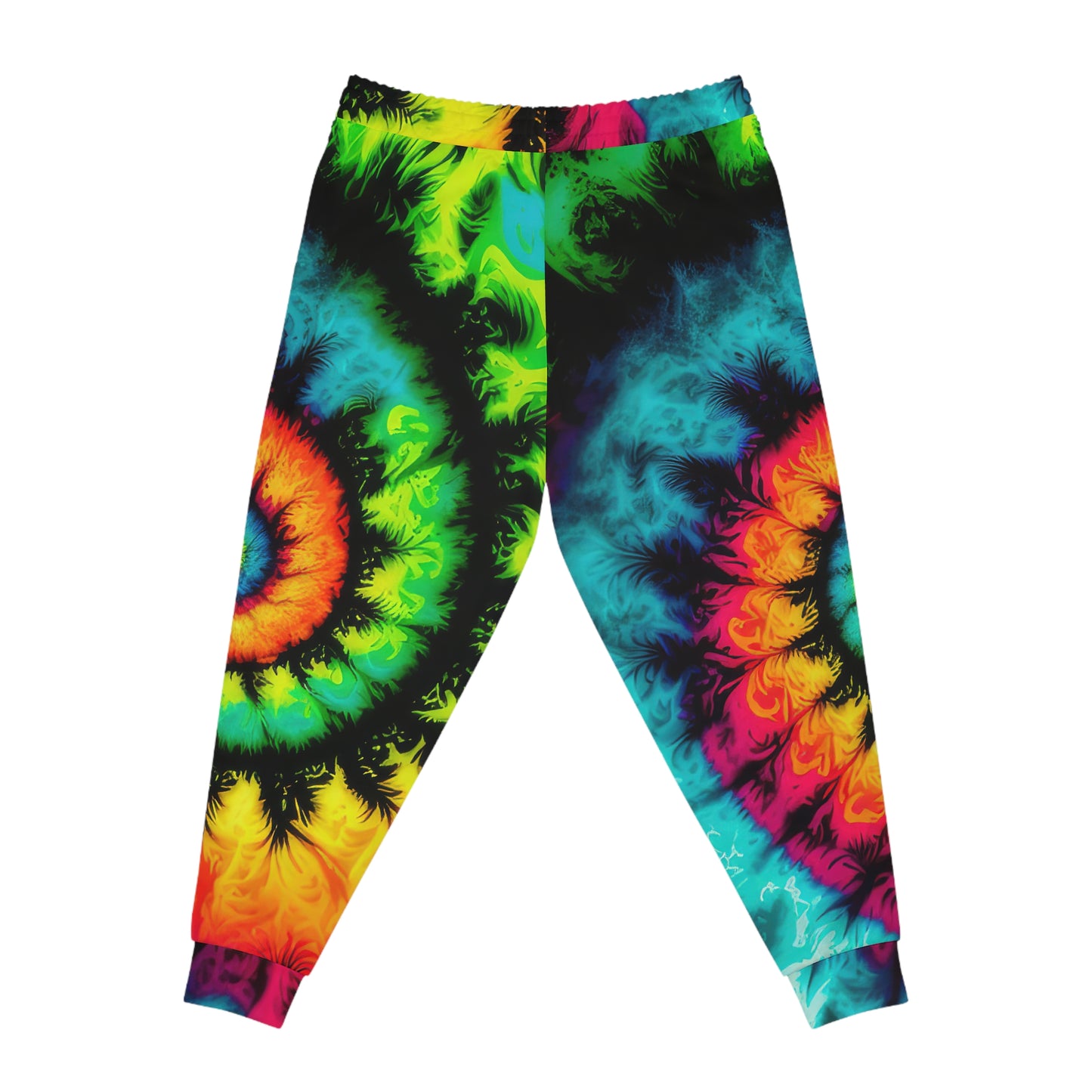 Bold And Beautiful Tie Dye Style Three, Athletic Joggers (AOP)