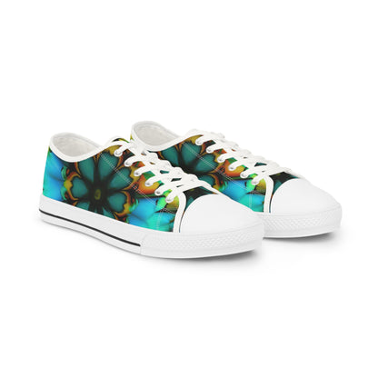 Bold And Beautiful Tie Dye B 3 Blue Yellow Men's Low Top Sneakers