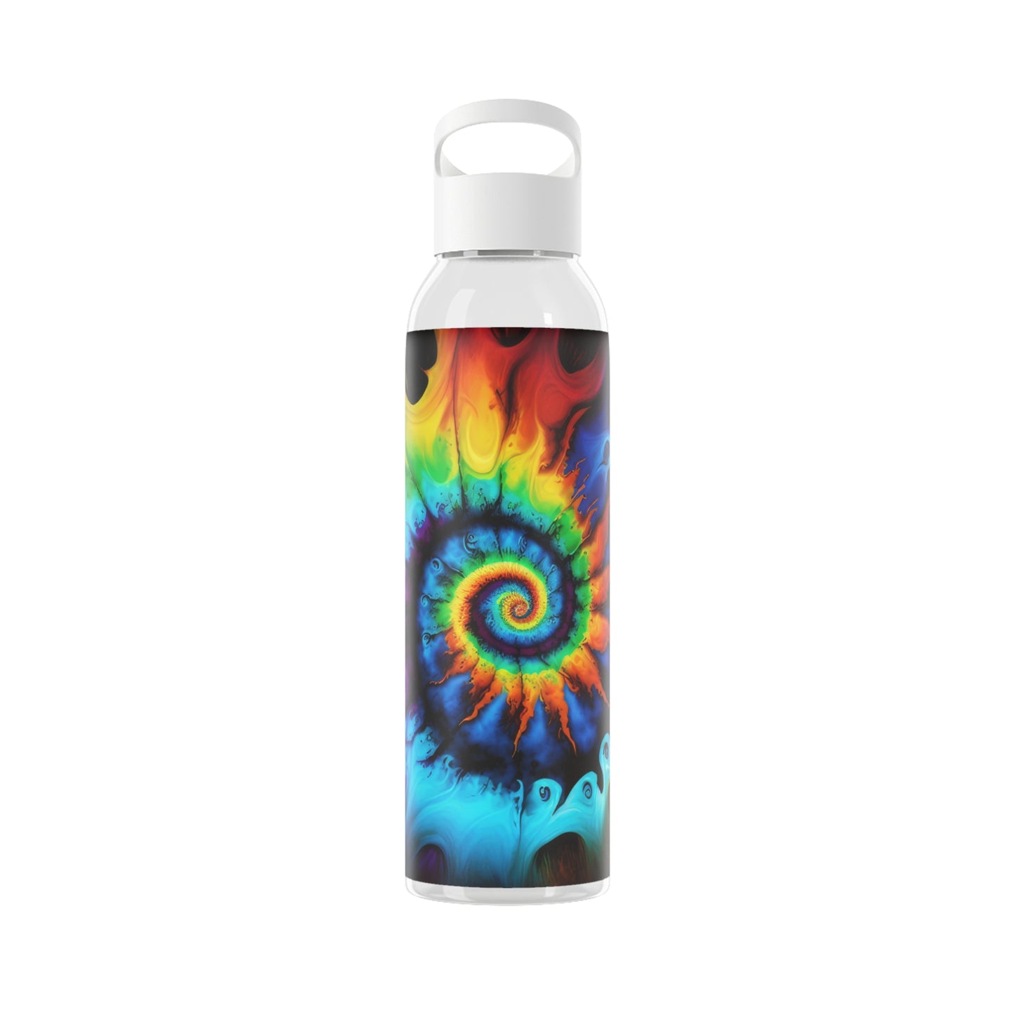 Bold And Beautiful Colors Tie Dye Style One Sky Water Bottle