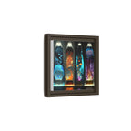 Elemental Currents, Art Print — Colorful Modern Wall Canvas