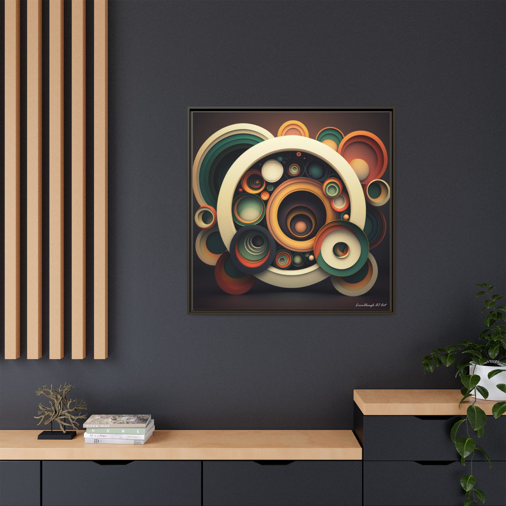 Inner Resonance, Art Print — Colorful Modern Wall Canvas