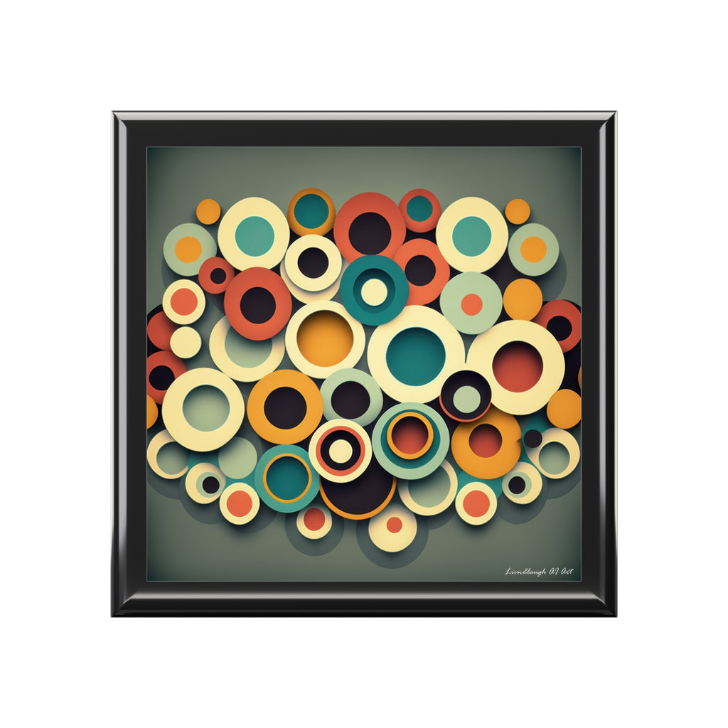 Gathered Circles, Jewelry- Stash -Collection Box