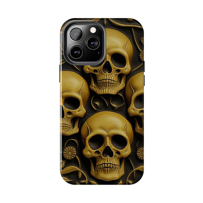 Metallic Chrome Skulls and classic Designed 18 Tough Phone Cases