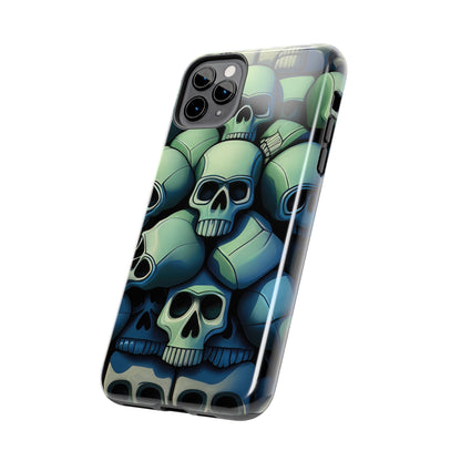 Metallic Chrome Skulls and classic Designed 10 Tough Phone Cases