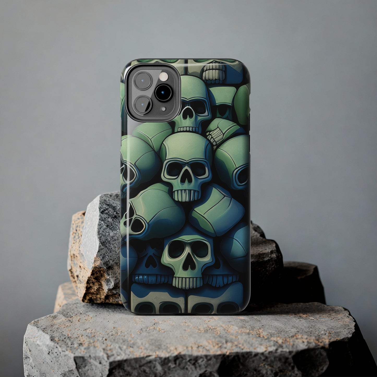 Metallic Chrome Skulls and classic Designed 10 Tough Phone Cases