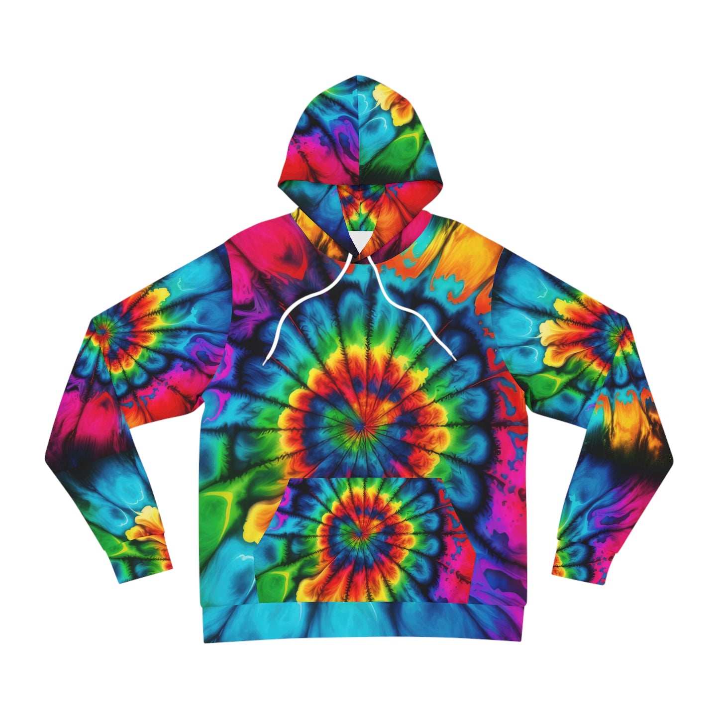 Bold And Beautiful Tie Dye Style Two Fashion Hoodie (AOP)