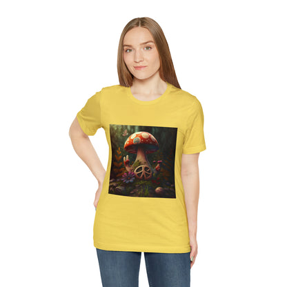 Hippie Mushroom Color Candy Style Design Style 7 Unisex Jersey Short Sleeve Tee