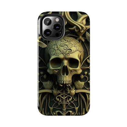 Metallic Chrome Skulls and classic Designed 3 Tough Phone Cases