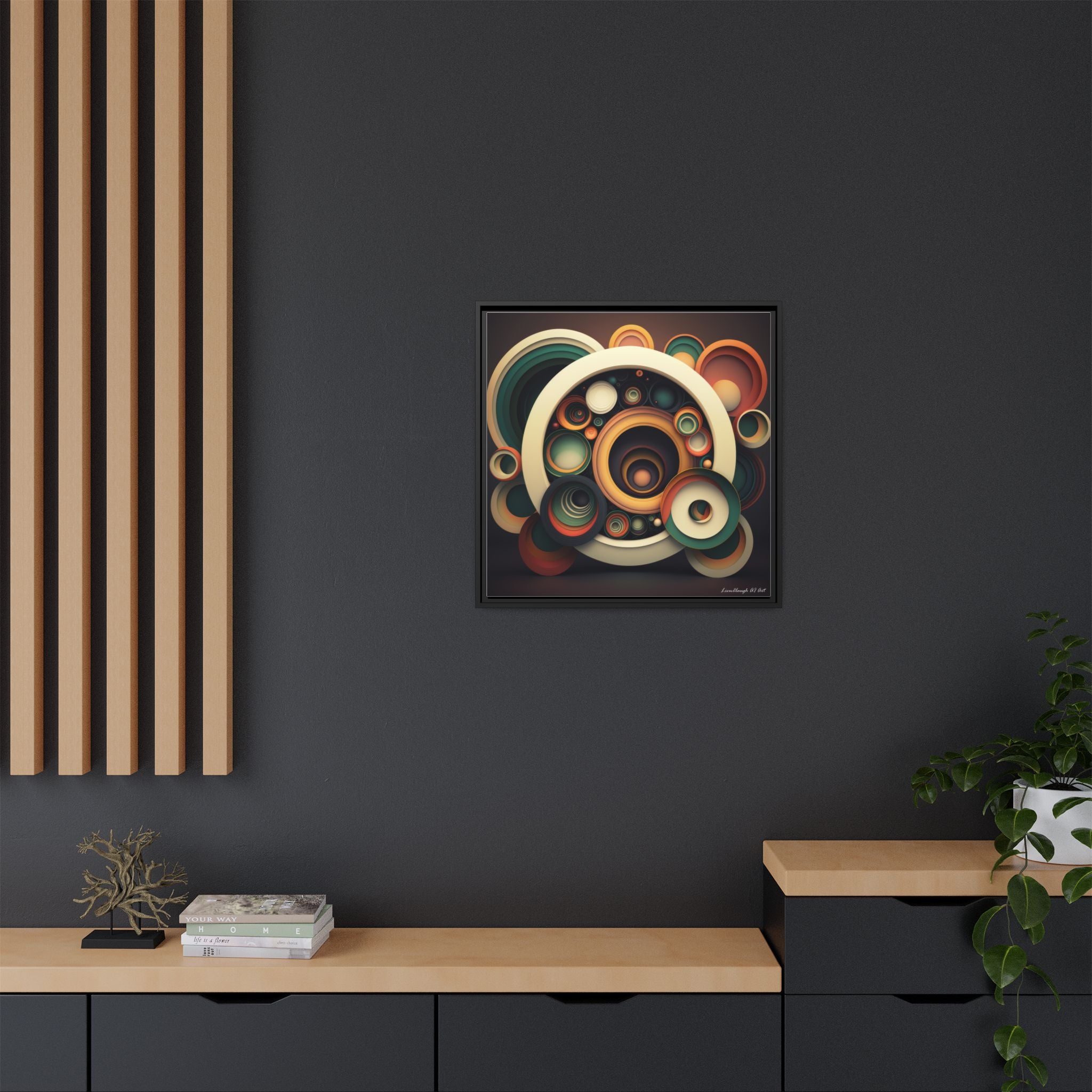 Inner Resonance, Art Print — Colorful Modern Wall Canvas